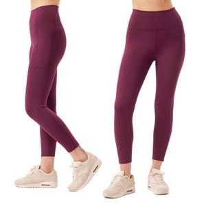 Girlfriend Collective Plum Compressive Pocket Legging